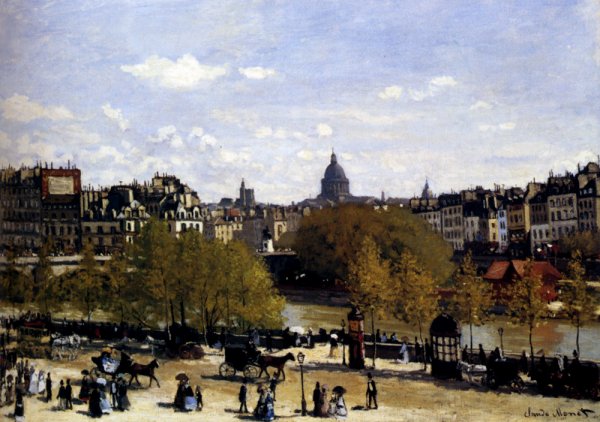 Main Product Photo of The Quai du Louvre, Paris Painting by Claude Monet