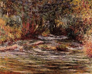 The River Epte at Giverny by Claude Monet Oil Painting