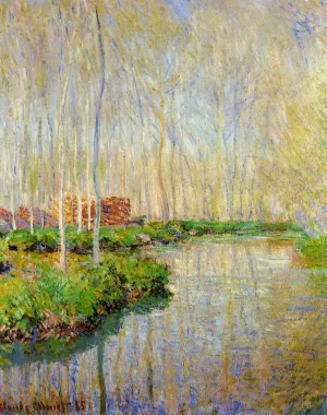 The River Epte by Claude Monet - Oil Painting Reproduction
