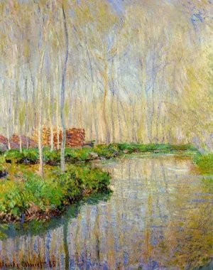 The River Epte by Claude Monet Oil Painting