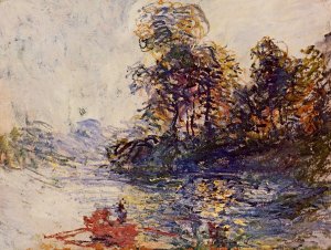 The River by Claude Monet Oil Painting