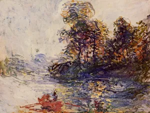 The River by Claude Monet - Oil Painting Reproduction