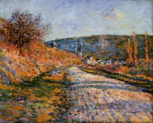 The Road to Vetheuil by Claude Monet Oil Painting