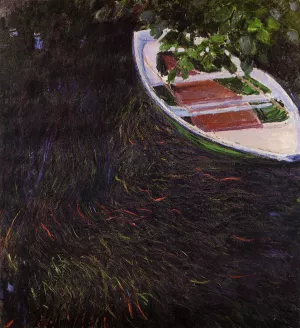 The Row Boat by Claude Monet Oil Painting
