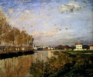 The Seine at Argenteuil, 1873 by Claude Monet Oil Painting