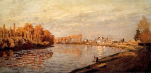 The Seine At Argenteuil Oil painting by Claude Monet