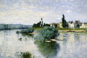 The Seine at Lavacourt by Claude Monet Oil Painting