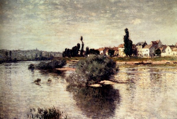 The Seine at Lavacourt by Claude Monet - Hand-Painted Oil Painting Reproduction