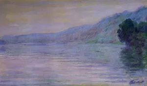 The Seine at Port-Villez, Blue Effect by Claude Monet - Oil Painting Reproduction