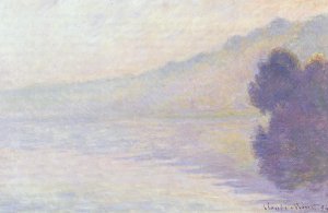The Seine at Port-Villez, Mist Oil painting by Claude Monet