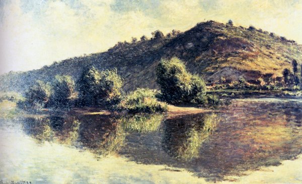 Main Product Photo of The Seine at Port-Villez Painting by Claude Monet