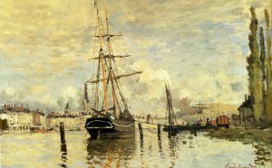 The Seine at Rouen by Claude Monet Oil Painting