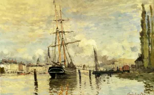 The Seine at Rouen by Claude Monet - Oil Painting Reproduction