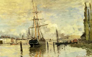 The Seine at Rouen by Claude Monet Oil Painting