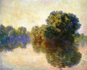 The Seine near Giverny Oil painting by Claude Monet