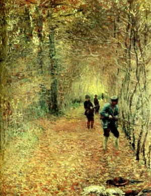 The Shoot by Claude Monet Oil Painting