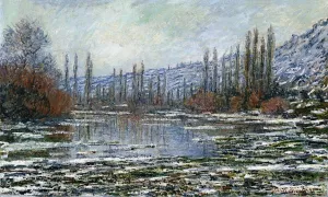 The Thaw at Vetheuil by Claude Monet - Oil Painting Reproduction