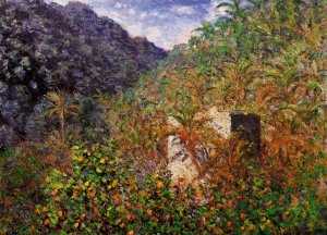 The Valley of Sasso, Blue Effect by Claude Monet Oil Painting