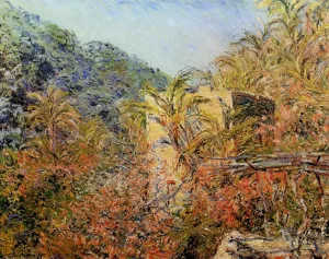 The Valley of Sasso, Sunshine by Claude Monet Oil Painting