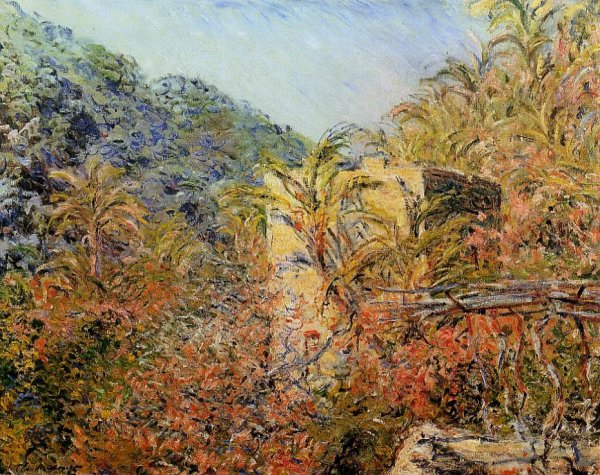 The Valley of Sasso, Sunshine by Claude Monet - Hand-Painted Oil Painting Reproduction