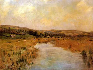 The Valley of the Scie at Pouville by Claude Monet Oil Painting