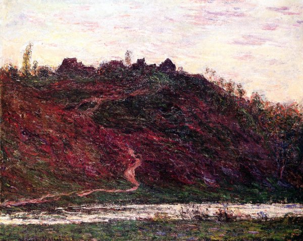 The Village of La Coche-Blond, Evening by Claude Monet - Hand-Painted Oil Painting Reproduction