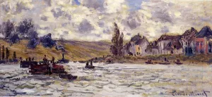 The Village of Lavacourt by Claude Monet Oil Painting