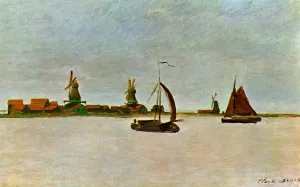 The Voorzaan by Claude Monet Oil Painting