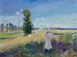 The Walk, Argenteuil painting by Claude Monet