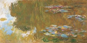 The Water Lily Pond, c. 1917-19 by Claude Monet Oil Painting
