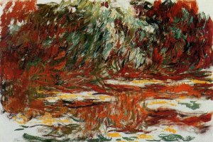 The Water-Lily Pond Oil painting by Claude Monet