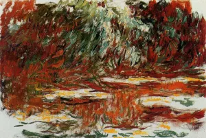 The Water-Lily Pond by Claude Monet Oil Painting