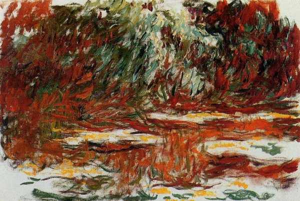 The Water-Lily Pond by Claude Monet - Hand-Painted Oil Painting Reproduction