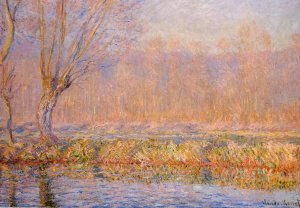 The Willow also known as Spring on the Epte by Claude Monet Oil Painting