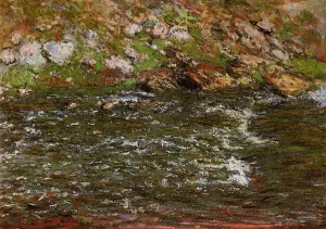 Torrent of the Petite Creuse at Freeselines by Claude Monet - Oil Painting Reproduction