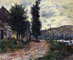 Tow Path at Lavacourt by Claude Monet Oil Painting
