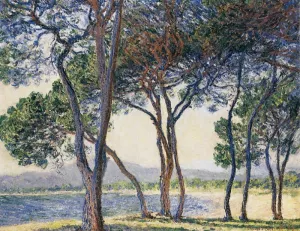 Trees by the Seashore at Antibes by Claude Monet Oil Painting