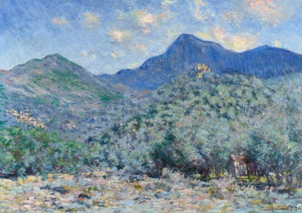 Main Product Photo of Valle Buona, Near Bordighera  Painting by Claude Monet