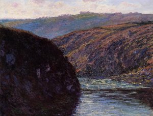 Valley of the Creuse, Afternoon Sunlight by Claude Monet Oil Painting