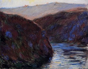 Valley of the Creuse, Evening Effect by Claude Monet Oil Painting