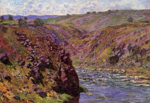 Valley of the Creuse, Sunlight Effect by Claude Monet Oil Painting