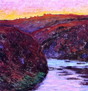 Valley of the Creuse, Sunset 2 by Claude Monet Oil Painting