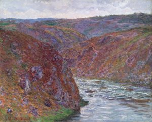 Valley of the Creuse by Claude Monet Oil Painting