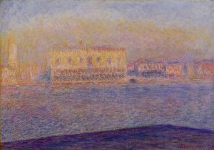Venice, The Doges' Palace Seen from San Giorgio Maggiore by Claude Monet Oil Painting