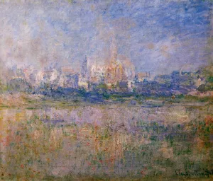 Vetheuil in the Fog by Claude Monet Oil Painting