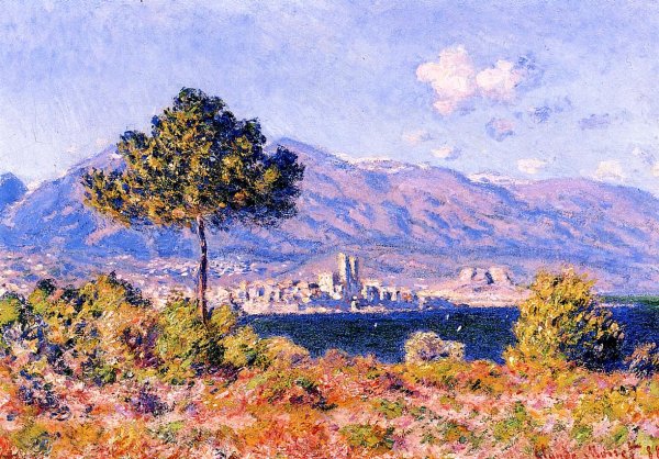 Main Product Photo of View of Antibes from the Plateau Notre-Dame Painting by Claude Monet