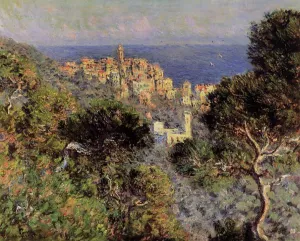 View of Bordighera painting by Claude Monet