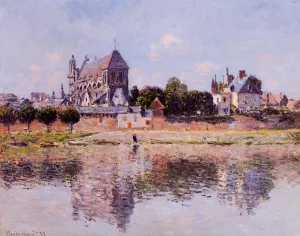 View of the Church at Vernon by Claude Monet - Oil Painting Reproduction