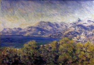 View of Ventimiglia by Claude Monet Oil Painting