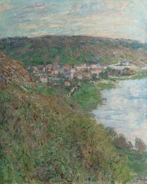 View of Vetheuil by Claude Monet Oil Painting